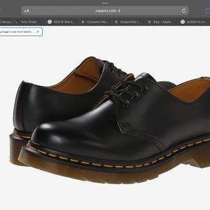 Dr. Martens Oxfords 1461 Smooth Leather 6 W